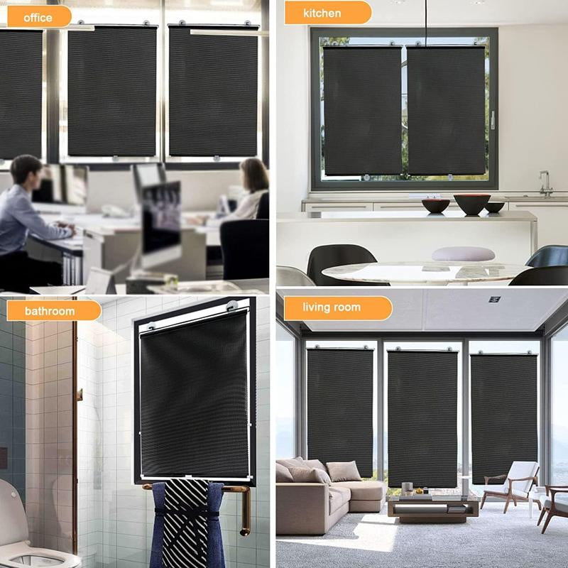 Car Sun Shade Automatic Retractable Windshield Sun Protection Car with Light Protection Sun Visor Car Sun Shade with Suction Cup